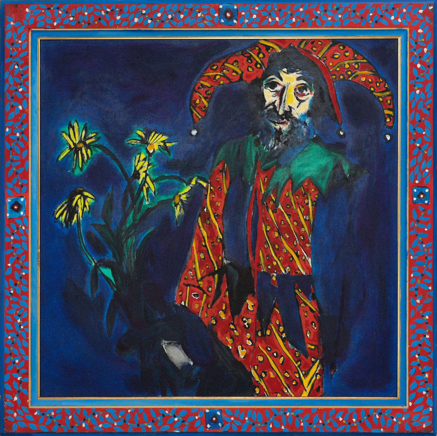 13.The Clown from Manorbier 108 x 108cm