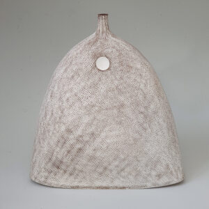 Emily Myers 14. Moon bottle – white cross hatched