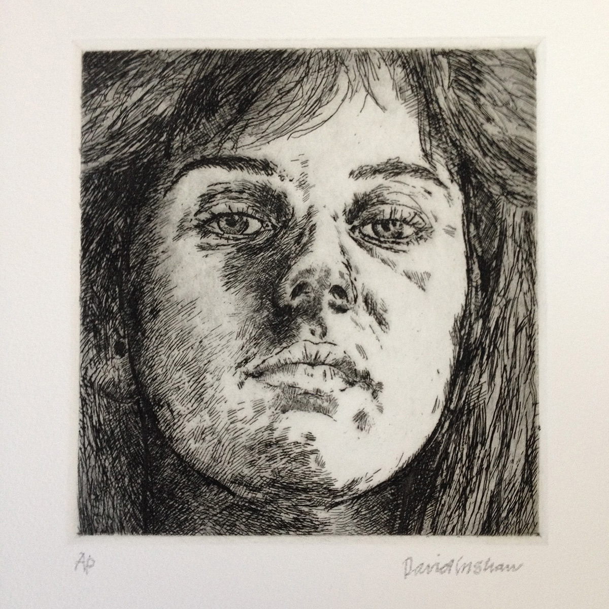 David-Inshaw-Sharon_s-Face-etching
