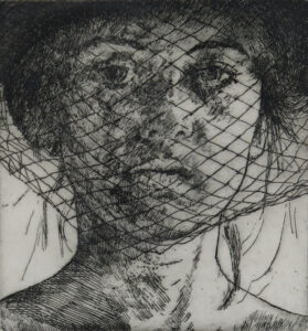 David Inshaw Sharon's Hat (with veil)
