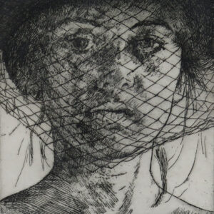 David Inshaw Sharon's Hat (with veil)