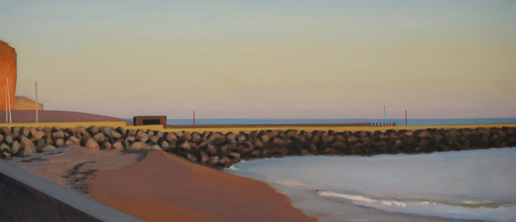 West Bay 310 2018 35 x 80cm oil on canvas £2,750