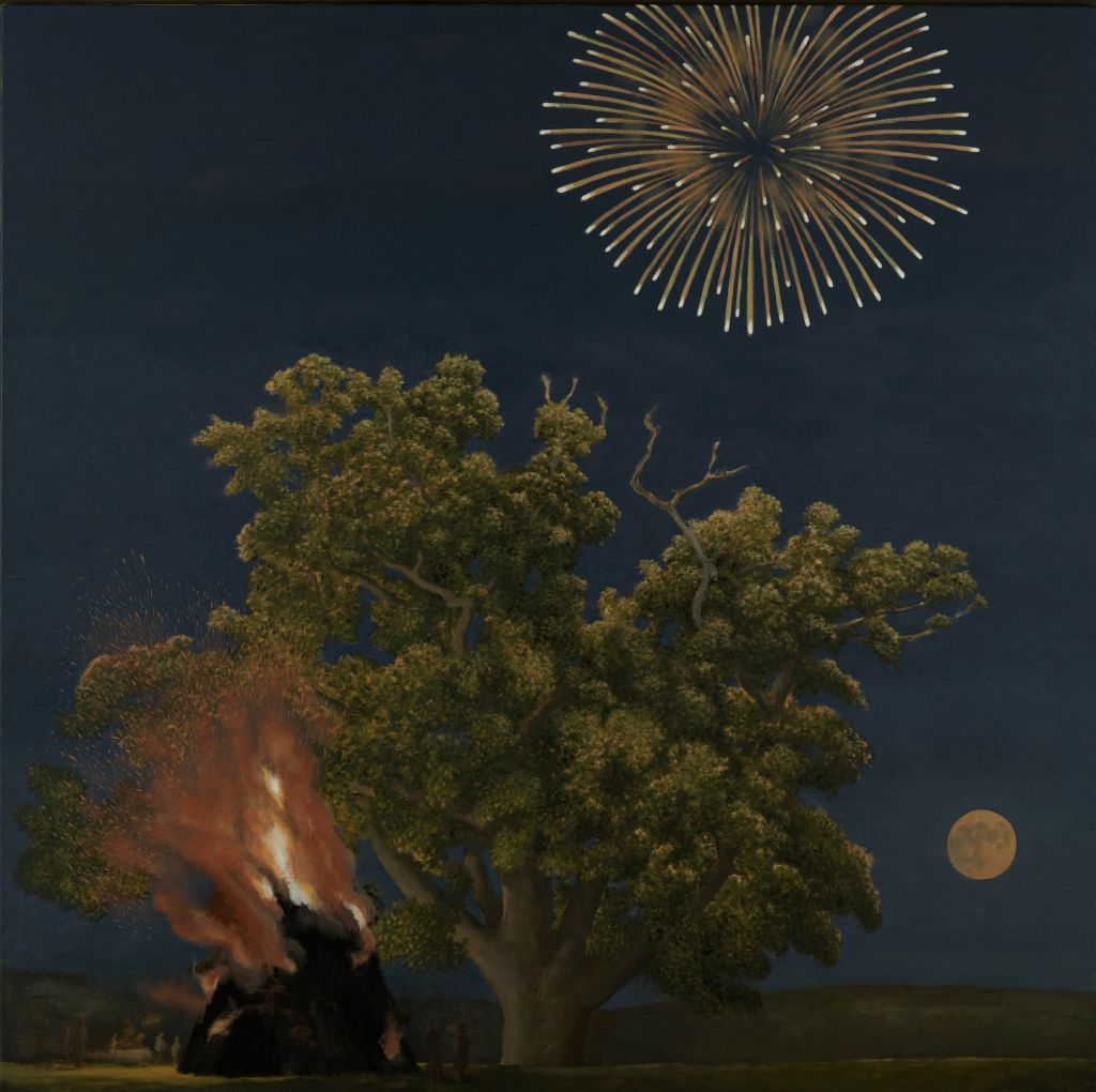 Bonfire Tree and Moon