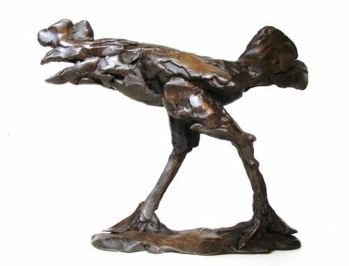 Old Cock ed.15 h.18cm bronze £850 bronze resin £350