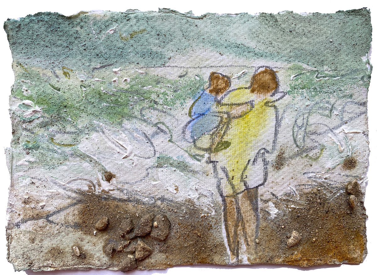 Frances-Hatch-9.-Rhs-of-Meeting-the-Wind.-Chesil-Storm--diptych-14x39cm