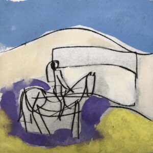 Julian Bailey Lone Rider on the Ridgeway