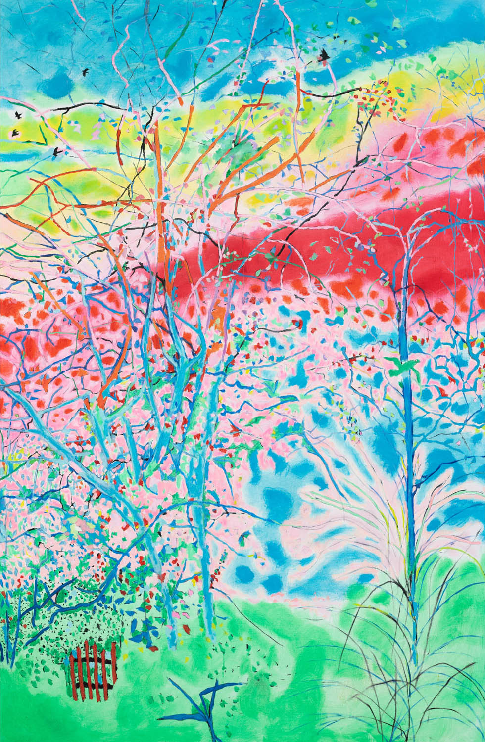 3. The Trees are Flying. They Taste the Spring 193 x 127cm-cropped