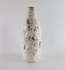 Adela Powell 8. White Encrusted Bottle