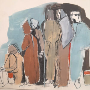 Clare Trenchard Queueing for Bread