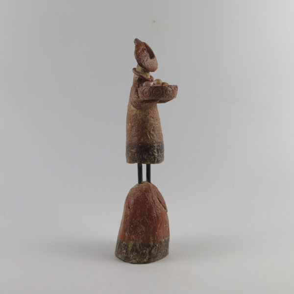 Figure with a Dish of Fruit
