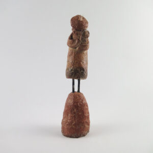 Derek Matthews Figure holding an Owl