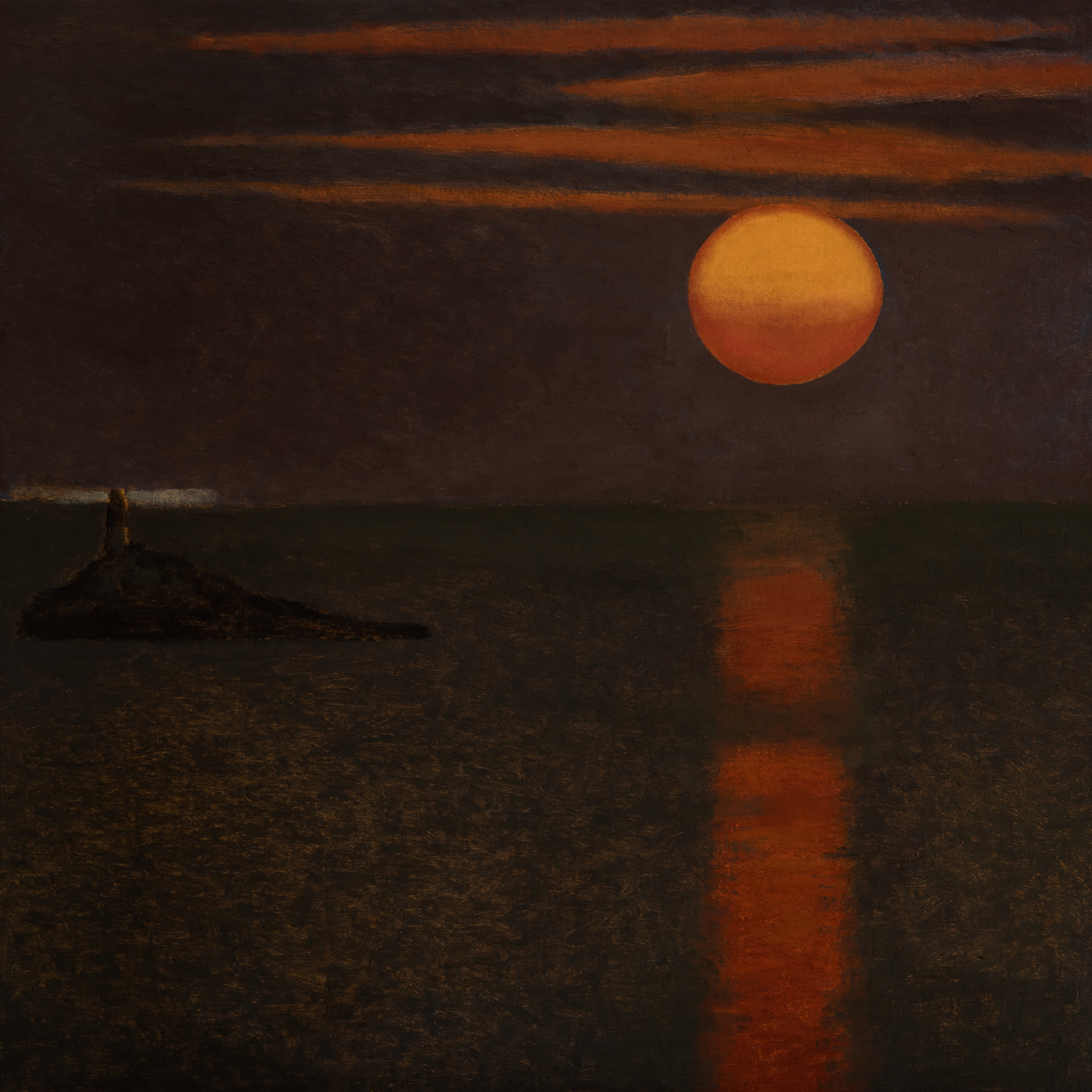 David Inshaw 19. Sunrise, St Ives Bay