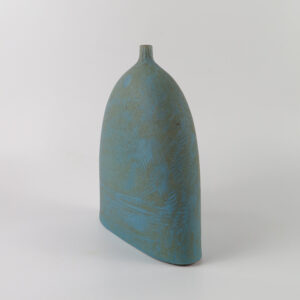 Emily Myers 37. Moon vase green