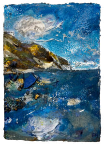 Frances Hatch Cloud Mirror. White Nothe from Ringstead Bay