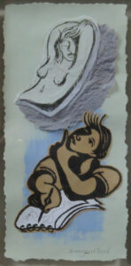 Hugh Dunford Wood Untitled (The Artist Sketching)