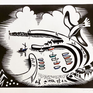 Hugh Dunford Wood The Cobb at Lyme Regis