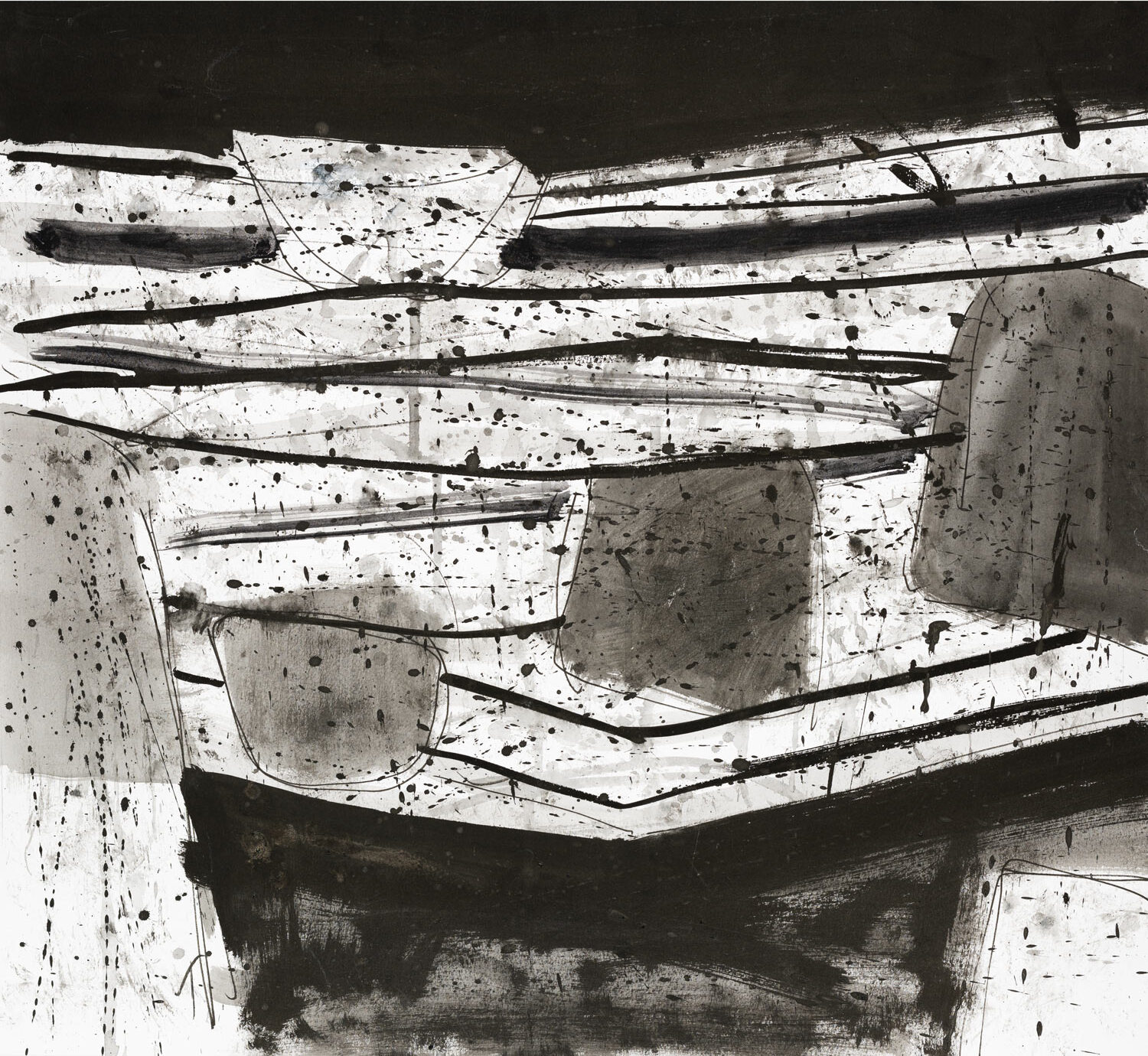 MB42 Coastal Light Drawing 15 ink and wash on paper 2021. 42 x 45cm