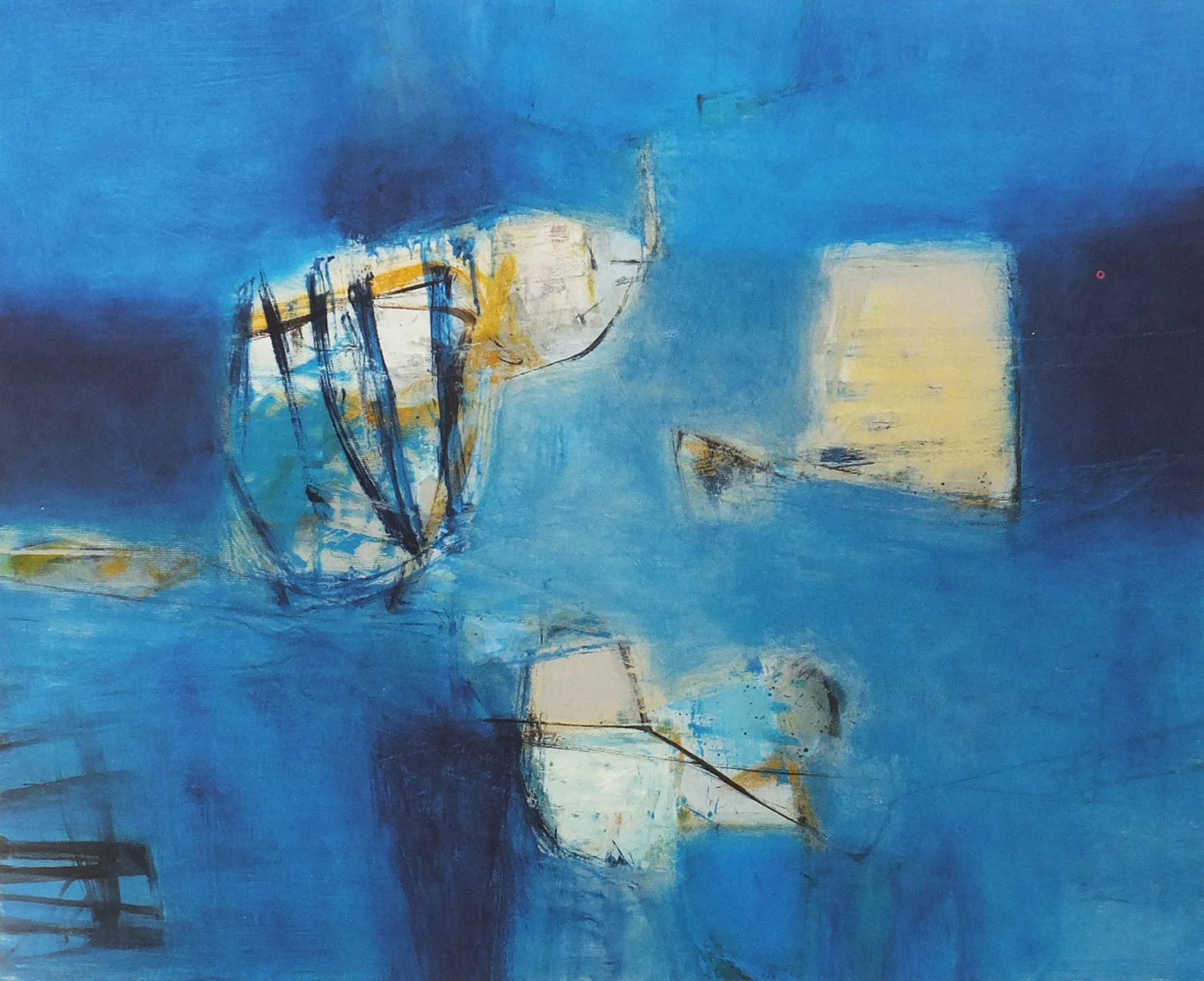 Martyn Brewster Blue Shadows 1 90 x 110 cm